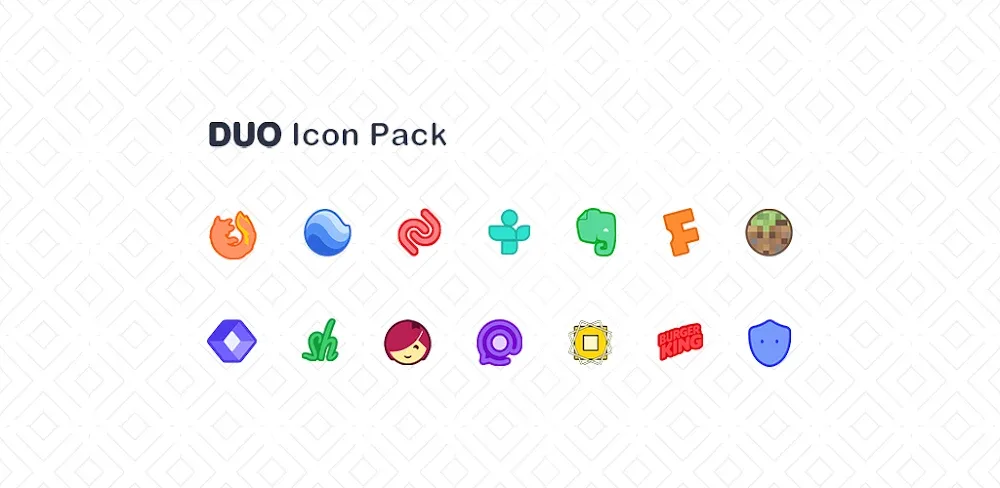 Duo Icon Pack MOD APK v5.6.7 (Utilities) Download