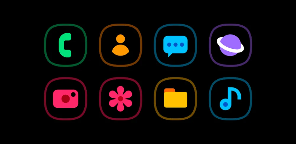 HuxOne Dark - Icon Pack MOD v3.4 APK Download