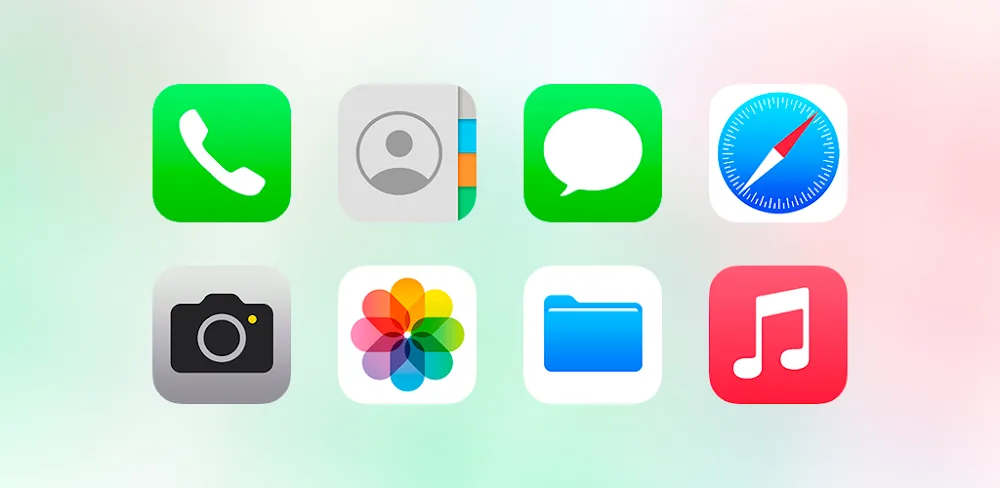 iPear iOS 17 Icon Pack v1.7.9 MOD APK Download