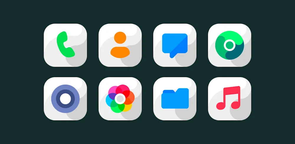 Maahes White - Icon Pack v7.0 MOD APK Download