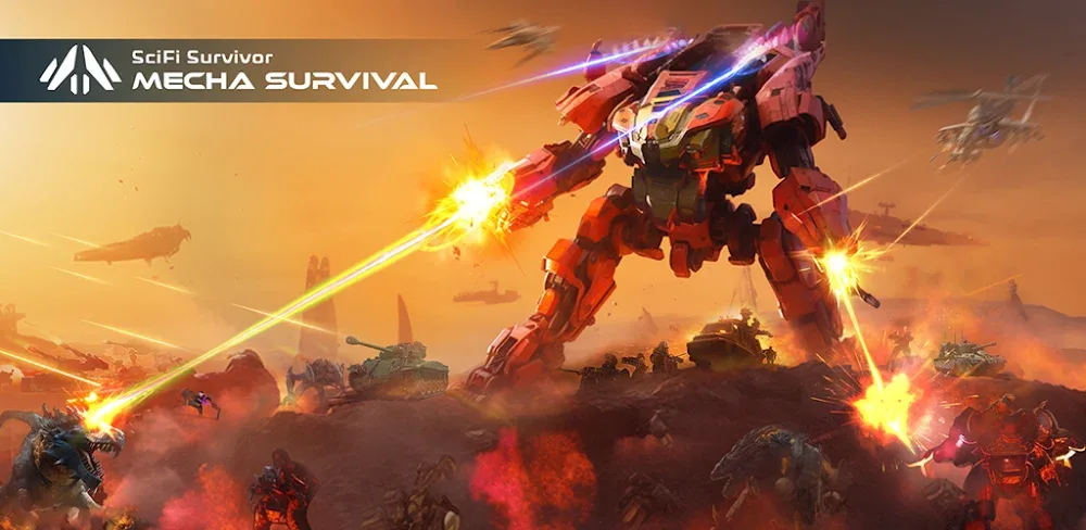 SciFi Survivor: Mecha Survival v1.0.500 MOD APK (God Mod, Free Shopping) Download