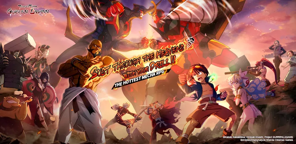 Tengen Toppa Gurren Lagann v1.0.148 MOD APK Game Speed Menu Download