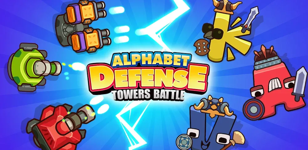 Alphabet Defense Towers Battle v1.23 MOD APK Game Download