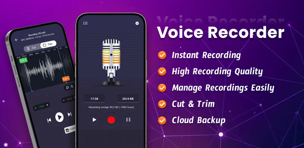 Voice Recorder v90.1 MOD APK Utility