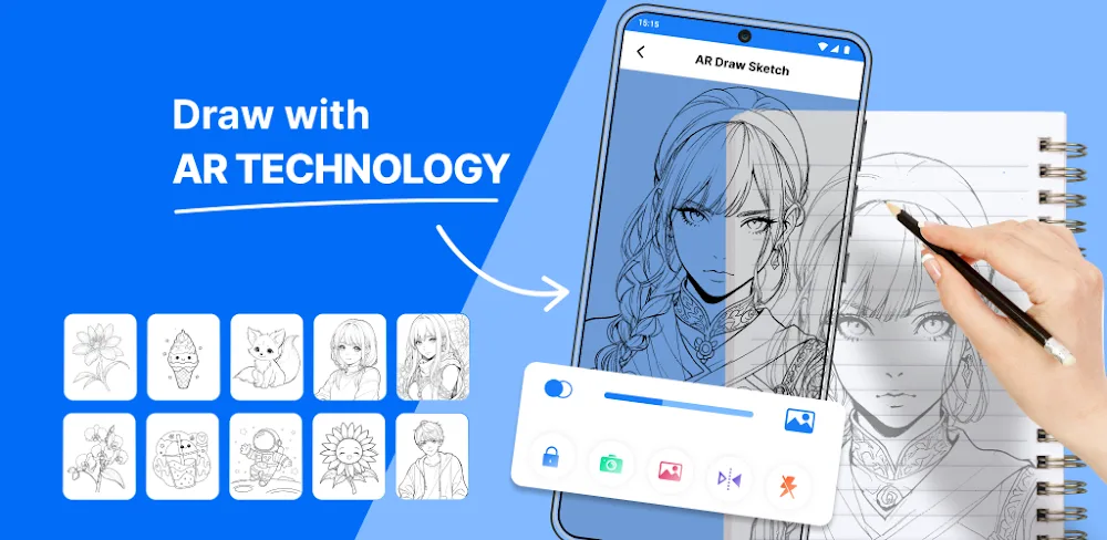 AR Draw Sketch v2.1.1 MOD APK Download (Unlocked Premium)