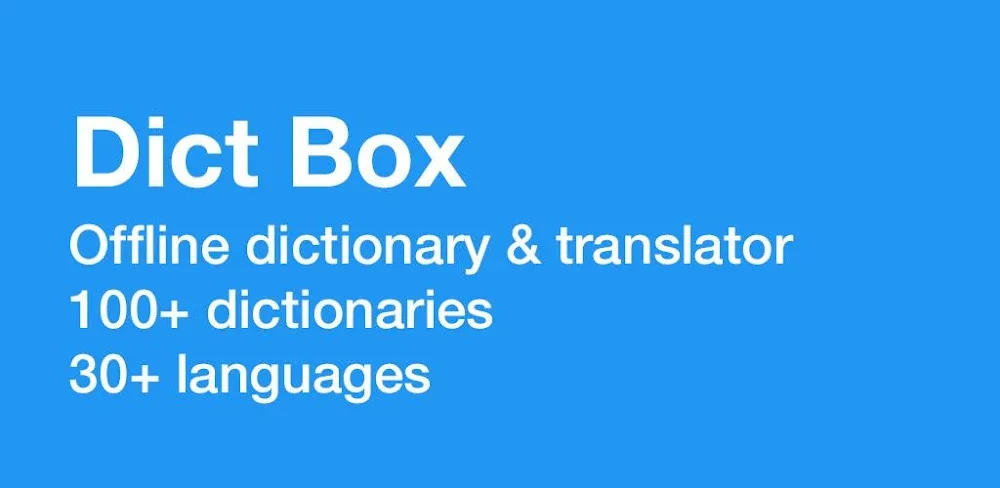 Dict Box: Universal Dictionary v9.0.0 MOD APK Download (Premium Unlocked Utility)