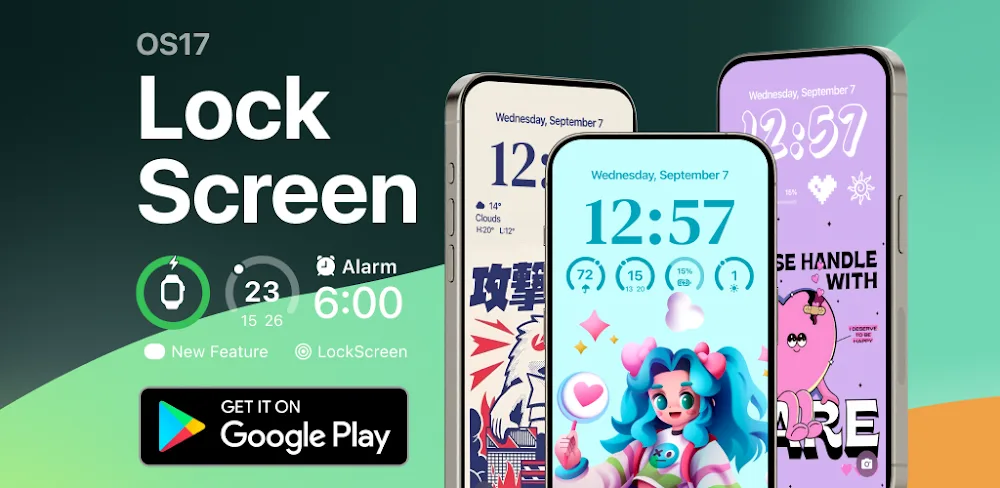 iLock Lock Screen OS 17 v3.14 MOD APK Free Download