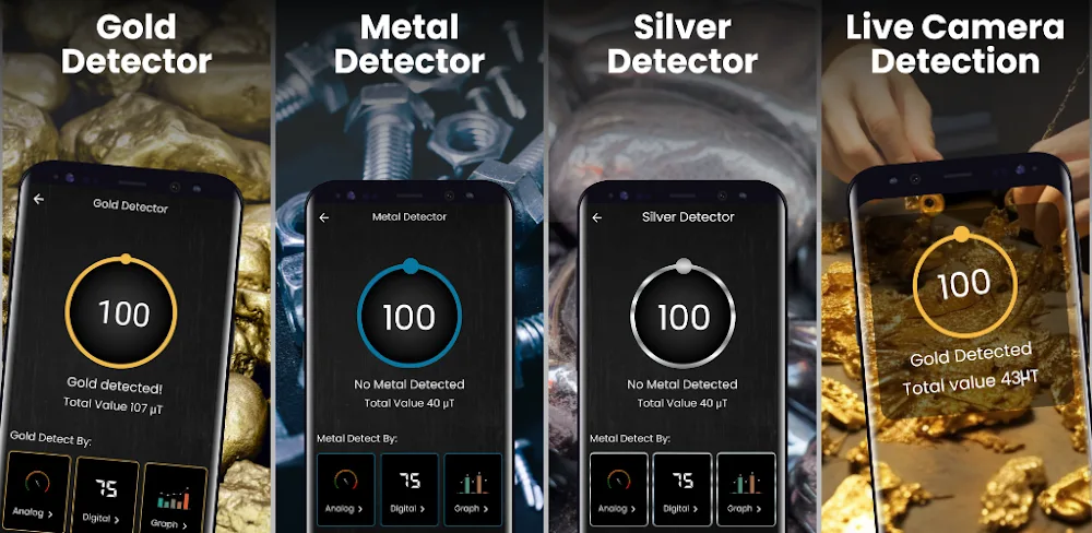 Metal Detector - Metal Finder v5.0.3 MOD APK Premium Unlocked