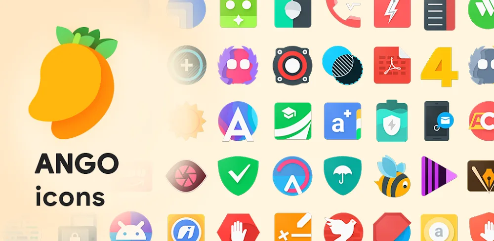 Ango Icon Pack v13.5 MOD APK Download (Utilities)