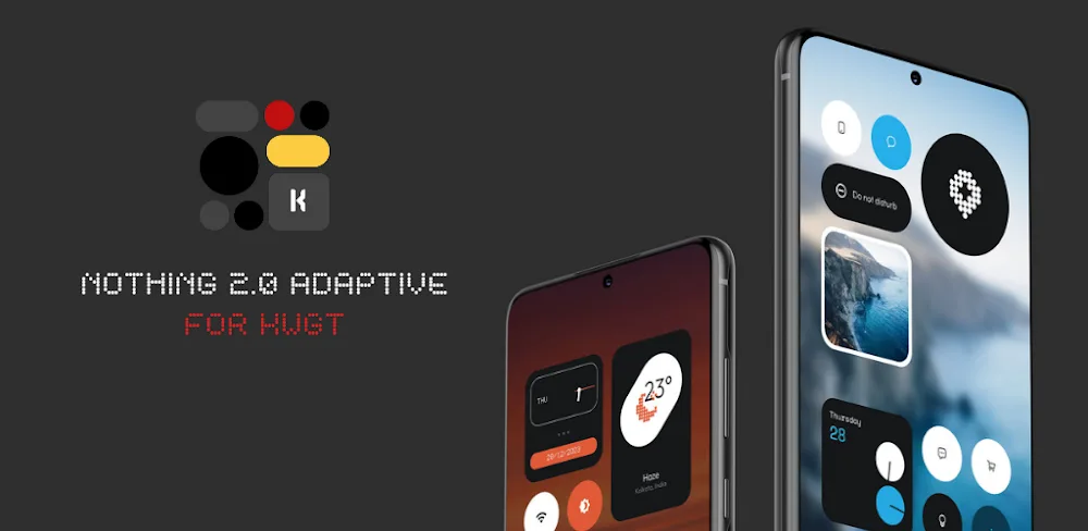 Nothing 2.0 KWGT (Adaptive) v7.0 MOD APK Download