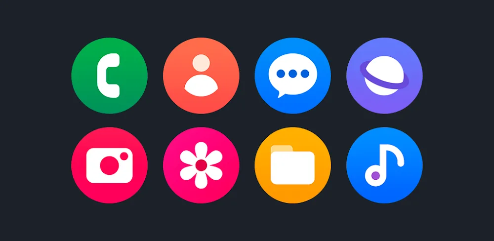 OneMax 6 - Icon Pack (Round) MOD APK v6.2 Download