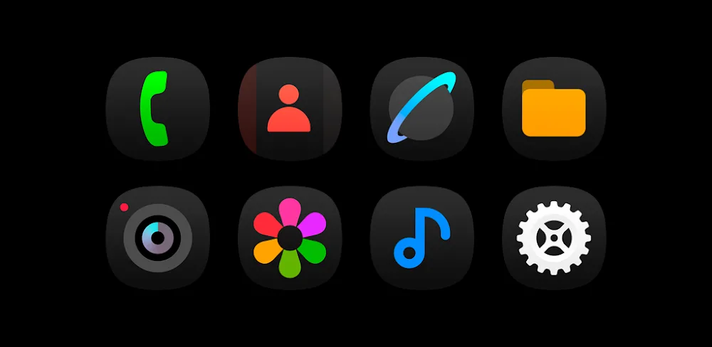 OnePro Dark - Icon Pack v1.5.2 MOD APK Download