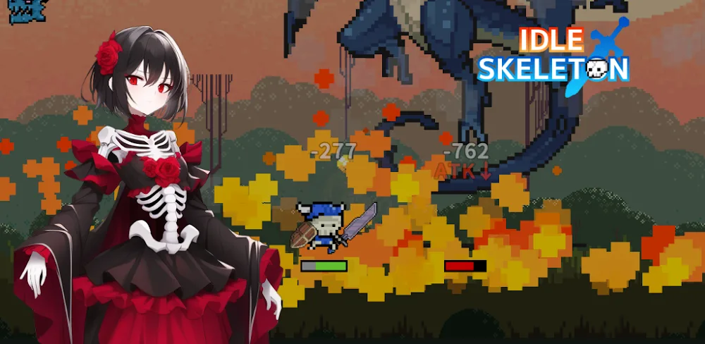 Idle Skeleton - Pixel RPG v1.3.17 MOD APK Game Download