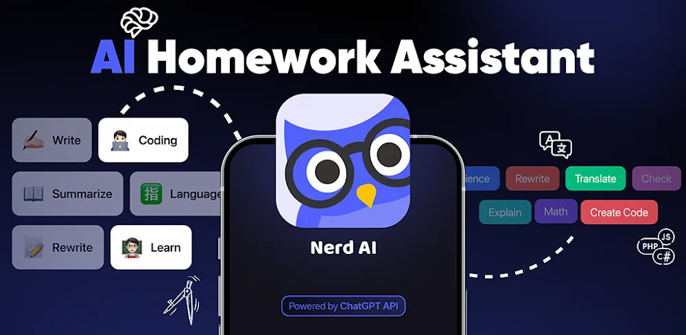 Nerd AI v4.0.4 MOD APK Download (Premium Unlocked Math Helper)