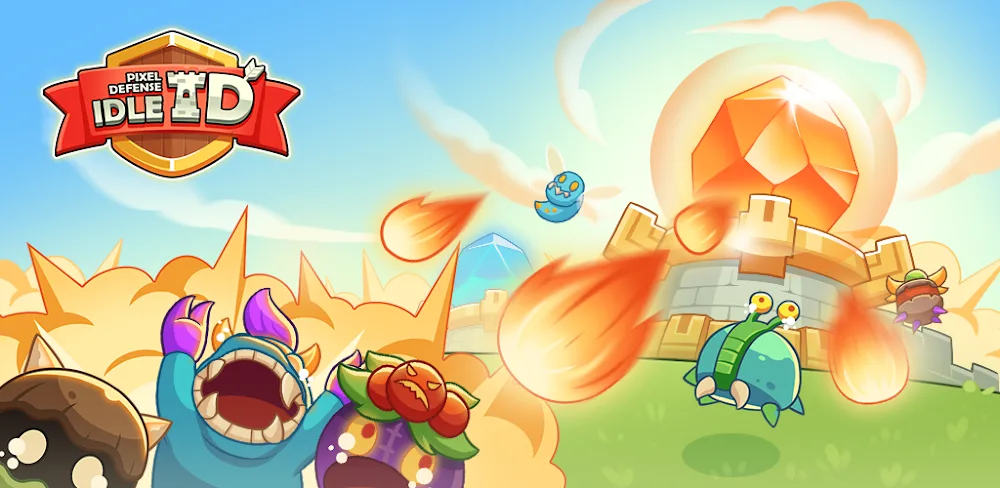 Pixel Defense: Idle TD v0.0.5 MOD APK Damage Multiplier God Mode