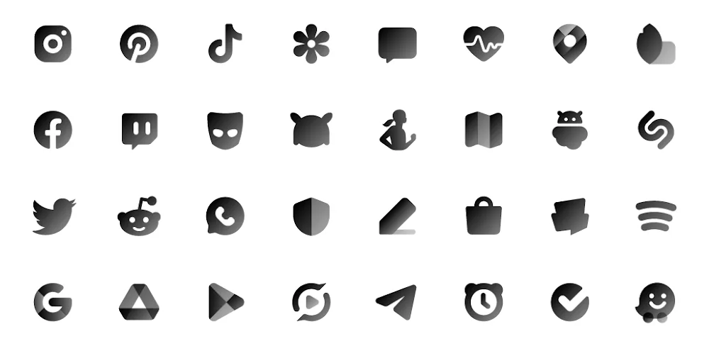 CHIC DARK Icon Pack v2.1 MOD APK Download
