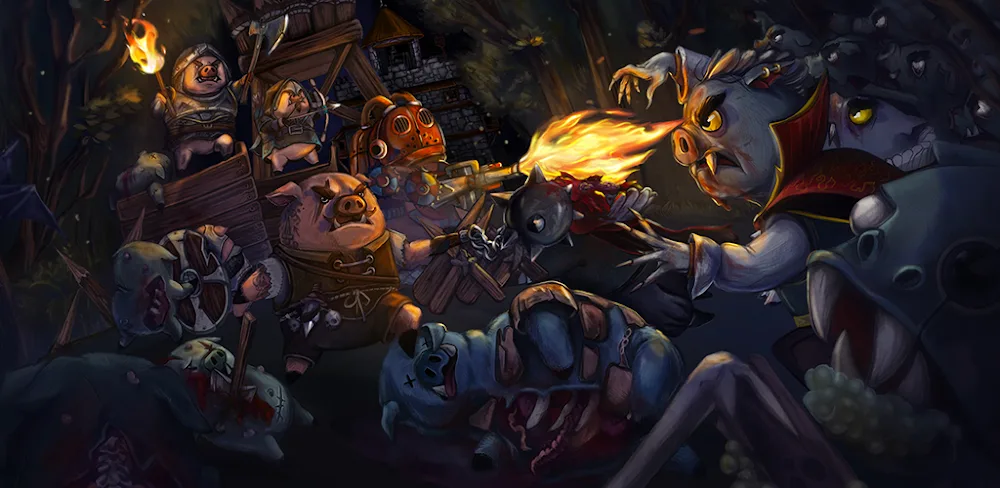 Pigs Wars: Vampire Blood Moon v1.3.03 MOD APK Game Download