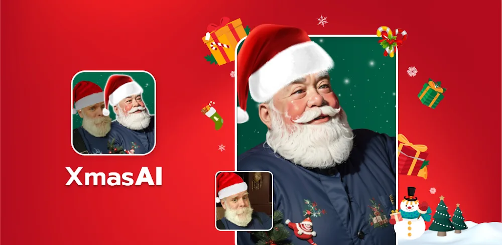 XmasAI v3.0 MOD APK (Premium Unlocked) Christmas Filter Download