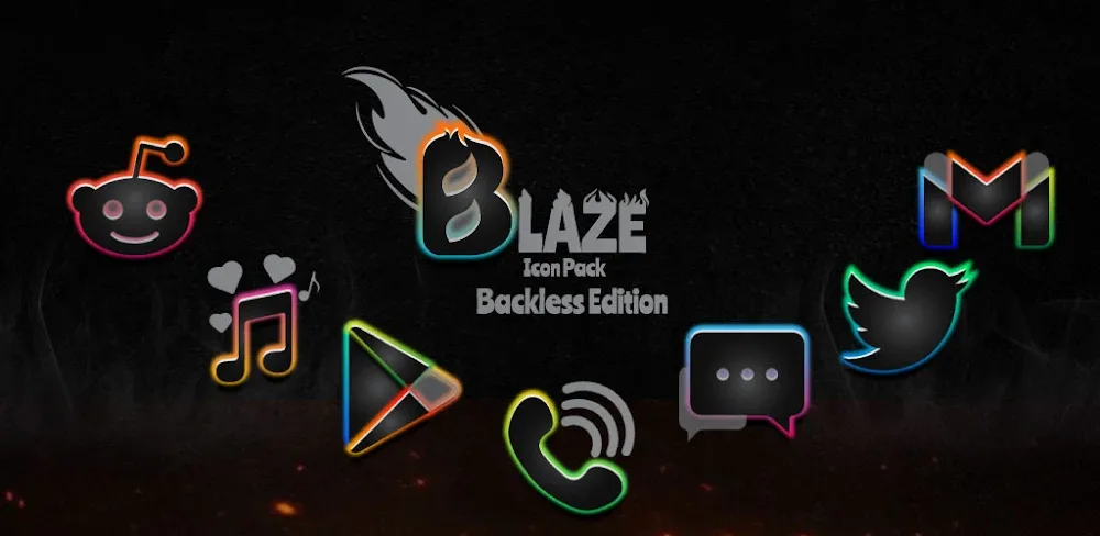 Blaze Backless Icon Pack MOD APK v3.2.1 Download