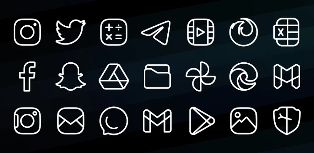 Caelus White: Linear Icon Pack MOD APK v5.1.5 Download