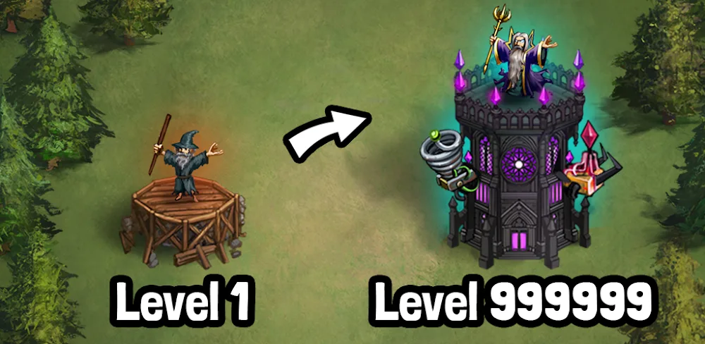 Evil Tower Idle Defense TD v0.8.1 MOD APK Download