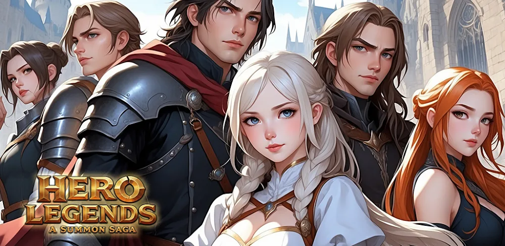 Hero Legends: A Summon Saga v1.2 MOD APK (Menu, Speed Multiplier X10) Free Download