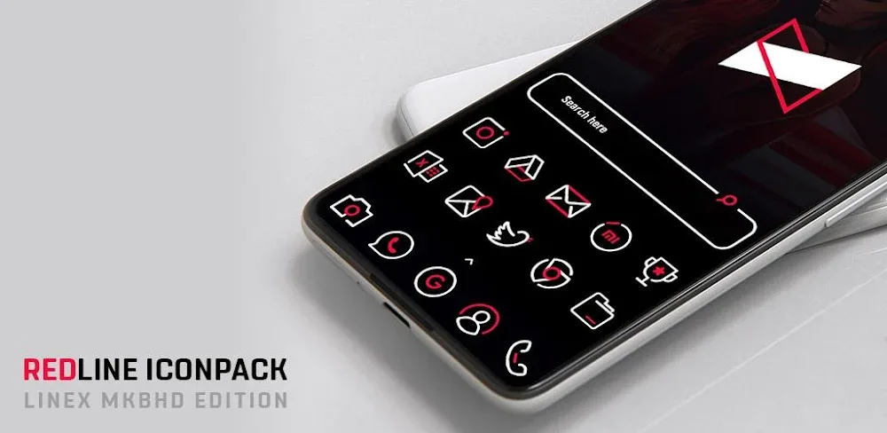 RedLine Icon Pack LineX v7.1 MOD APK Utilities Download