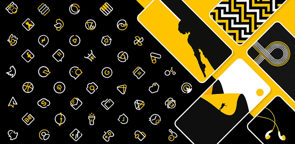 YellowLine Icon Pack v7.2 MOD APK Download