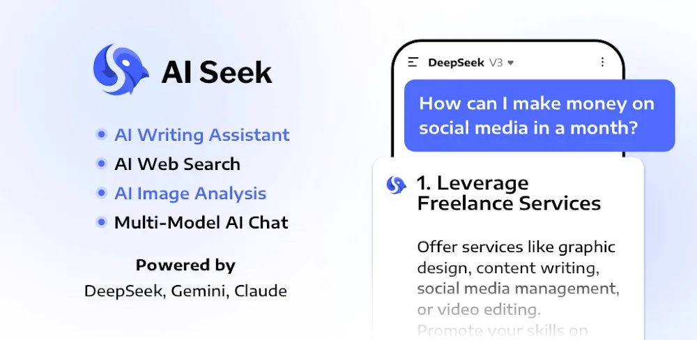 Deep Think AI Seek v2.6.1 MOD APK (Utilities, Premium Unlocked) Download