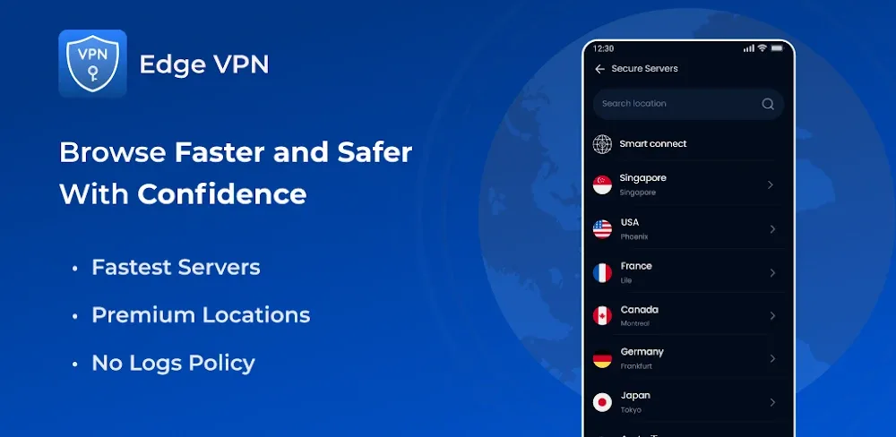 Edge VPN v1.4.3 MOD APK Premium Unlocked Download