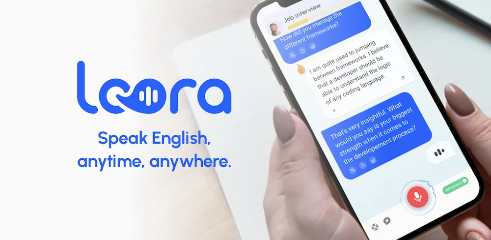 Speak English with Loora AI v2.14.1 MOD APK Premium Unlocked Download