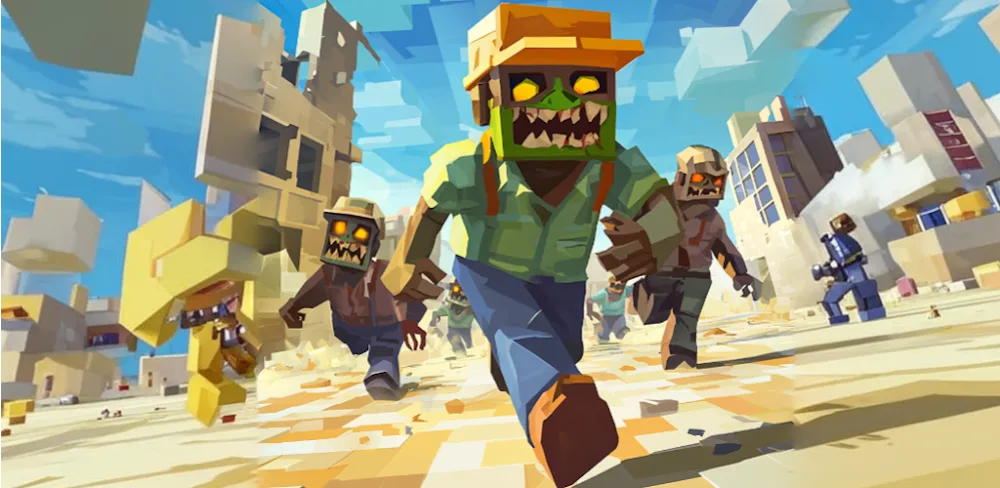 Zombie Voxel Sandbox v1.0 MOD APK Download (Menu, God Mode, High Heal, No Reload)