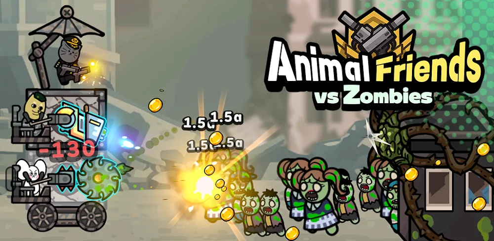 Animal Friends vs Zombies v1.2.16 MOD APK Game Download