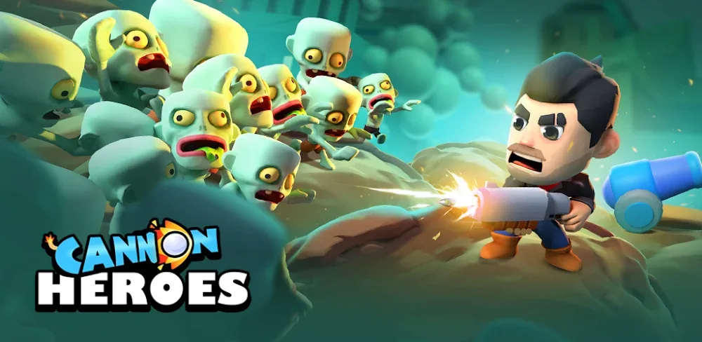 Cannon Heroes MOD APK v1.56.1 (Menu, Skip Wave) Download