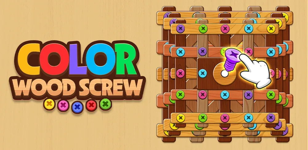 Color Wood Screw v1.34.1 MOD APK Game Download