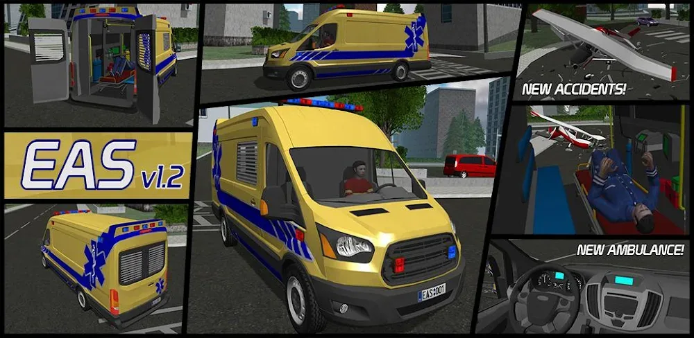 Emergency Ambulance Simulator v1.3.0 MOD APK Free