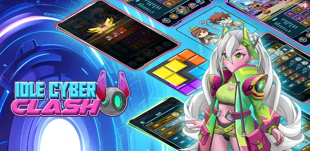 Idle Cyber Clash v1.2 MOD APK Game Download
