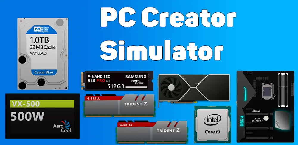 PC Creator Simulator v2.56d MOD APK (Free Purchases) Download