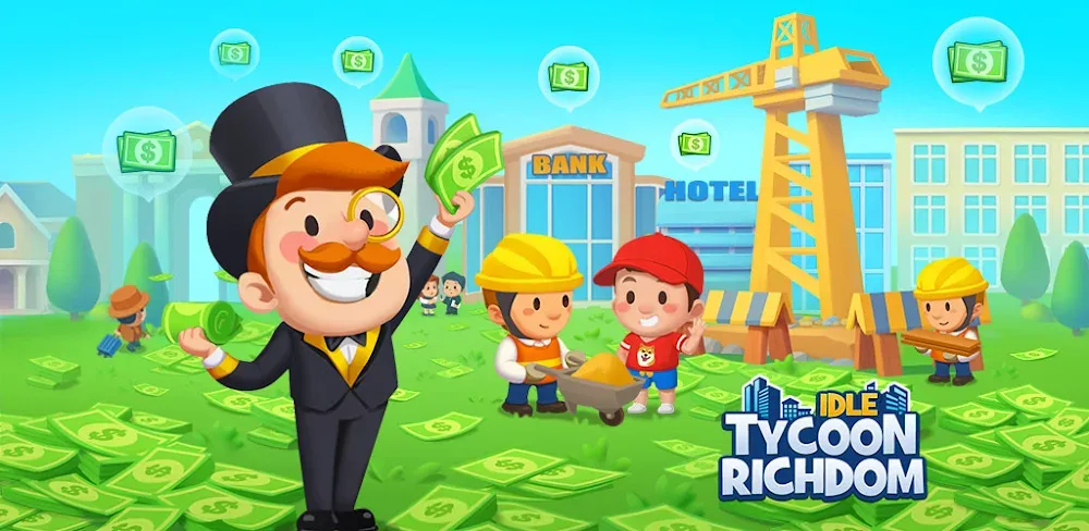 Richdom v1.2.2 MOD APK Idle Tycoon Game MOD Menu Speed Hack