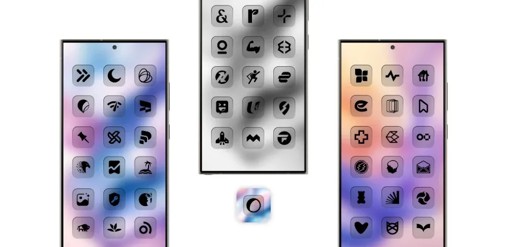 Eclipse Transparent Icon Pack v6.2 MOD APK Download