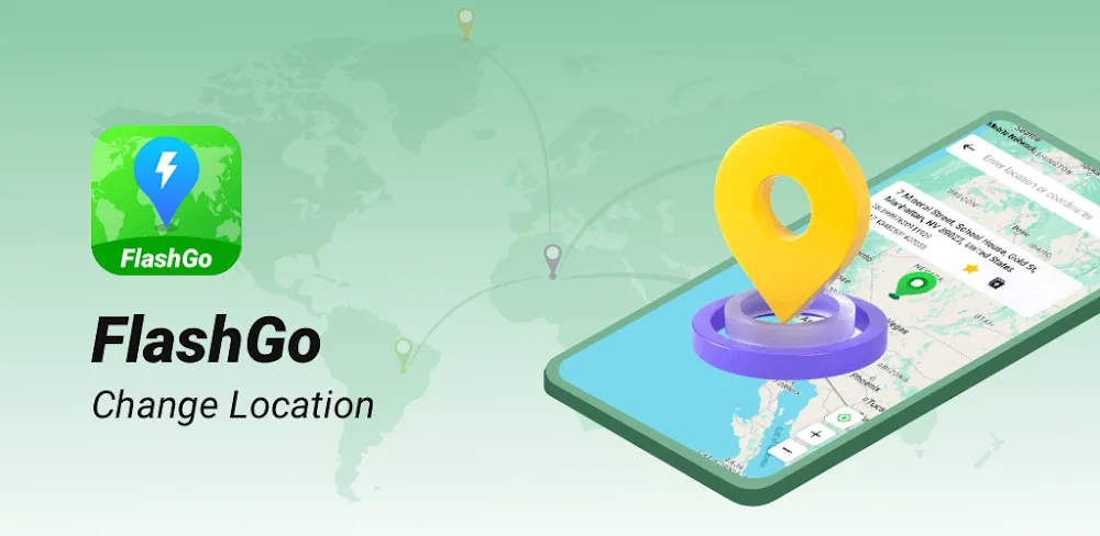 FlashGo: Fake GPS Location MOD APK v3.6.10 Download (Utilities)