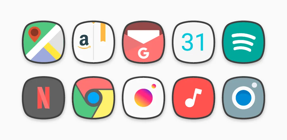 Flat Squircle Icon Pack v6.2 MOD APK Download