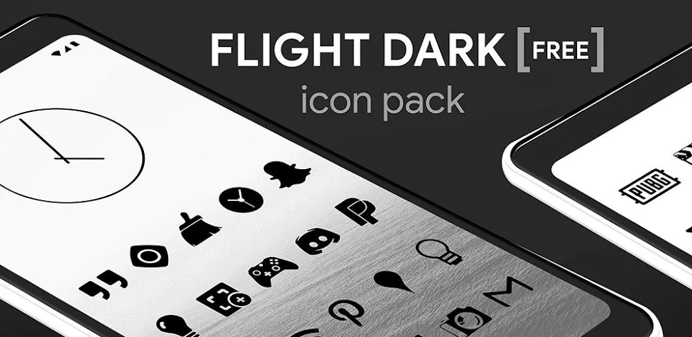 Flight Dark Pro Icon Pack v3.6.7 MOD APK Download