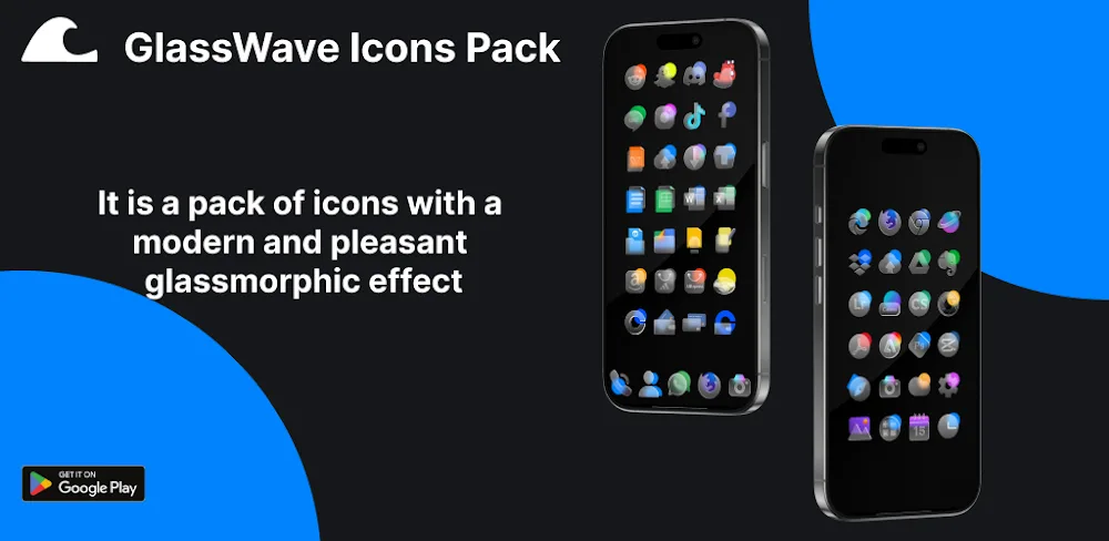 GlassWave Icons Pack v2.3 MOD APK Download