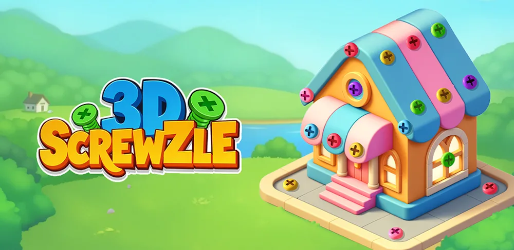Screwzle 3D: 0.15.0 MOD APK (Unlimited Coins, No Ads) Download
