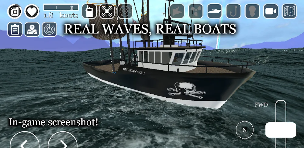 uCaptain Boat Fishing Game 3D v7.53 MOD APK Unlimited Money Download