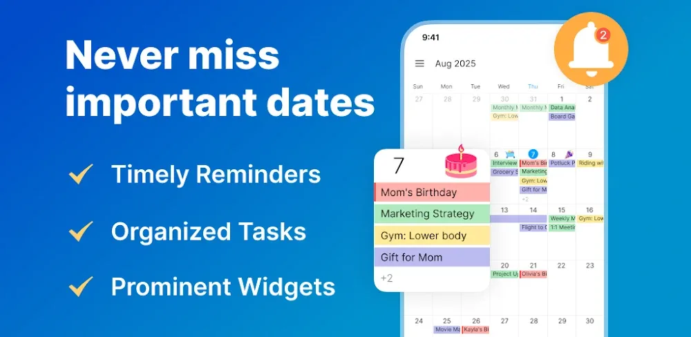 Calendar Planner v2.07.02.0209 MOD APK Download