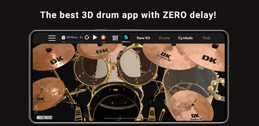 DrumKnee 3D Drums v1.9.9 MOD APK Download (Drum Set Unlocked)