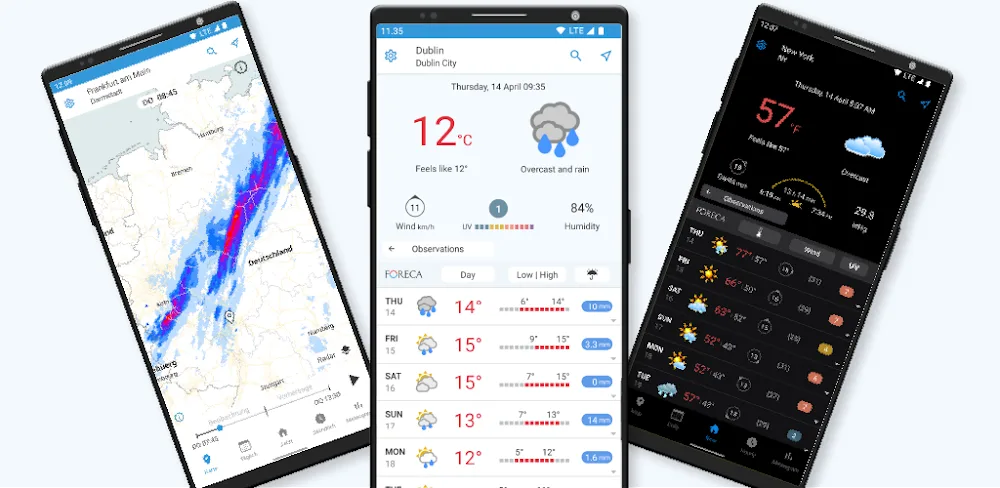Foreca Weather & Radar v4.77.1 MOD APK (Premium Unlocked) Download