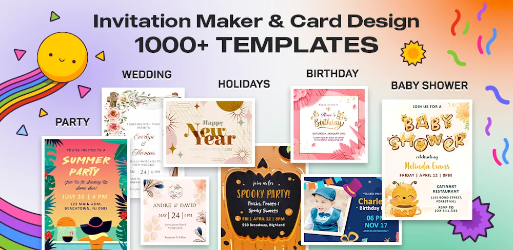 Invitation Maker & Card Design v2.0.5 MOD APK Premium Unlocked Download